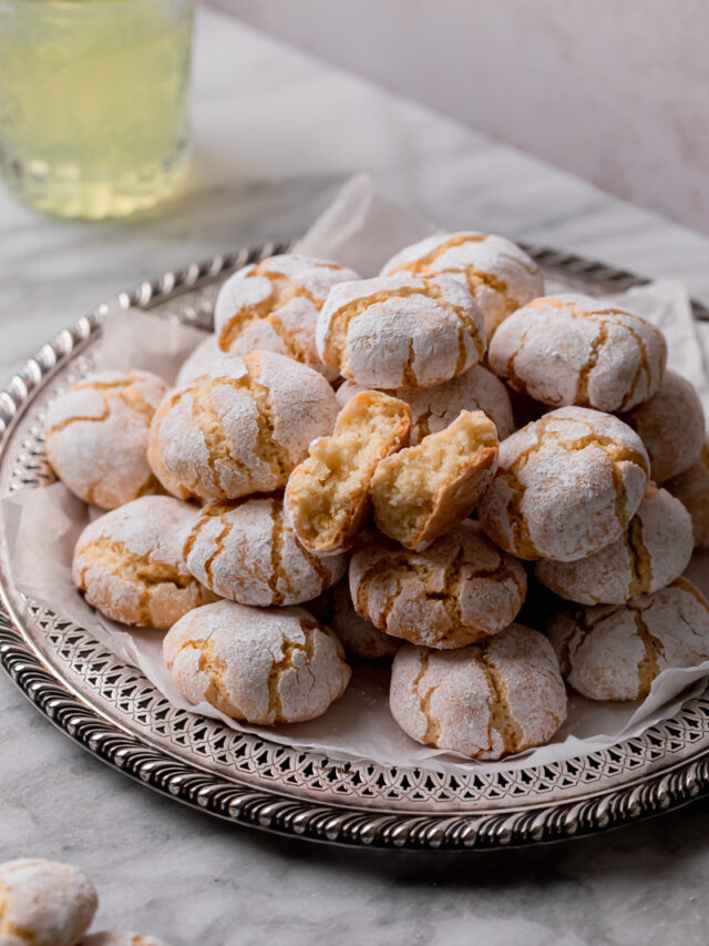 Crystallized Ginger Molasses Cookies - Fanciful Eats