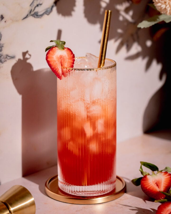 Non-Alcoholic Spring Fever Cocktail.