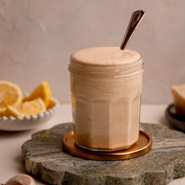 Creamy Caesar Dressing.