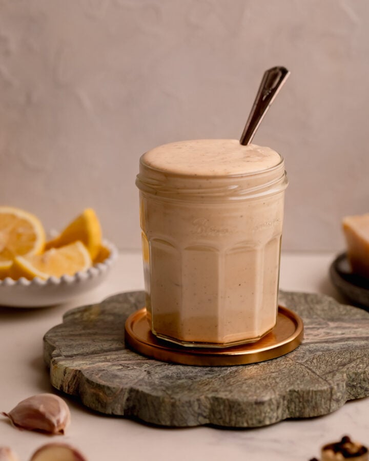 Creamy Caesar Dressing.