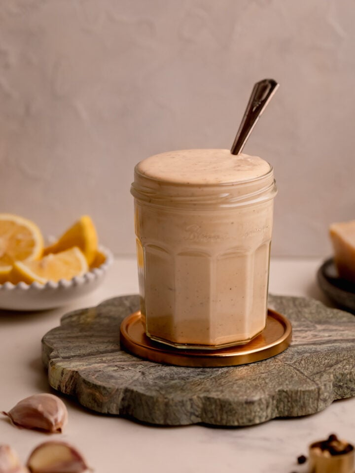 Creamy Caesar Dressing.