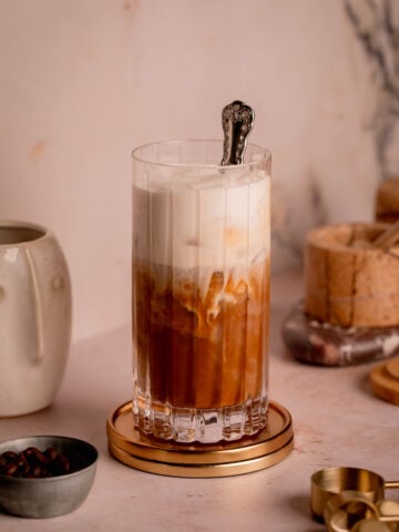 Iced Honey Shaken Espresso.