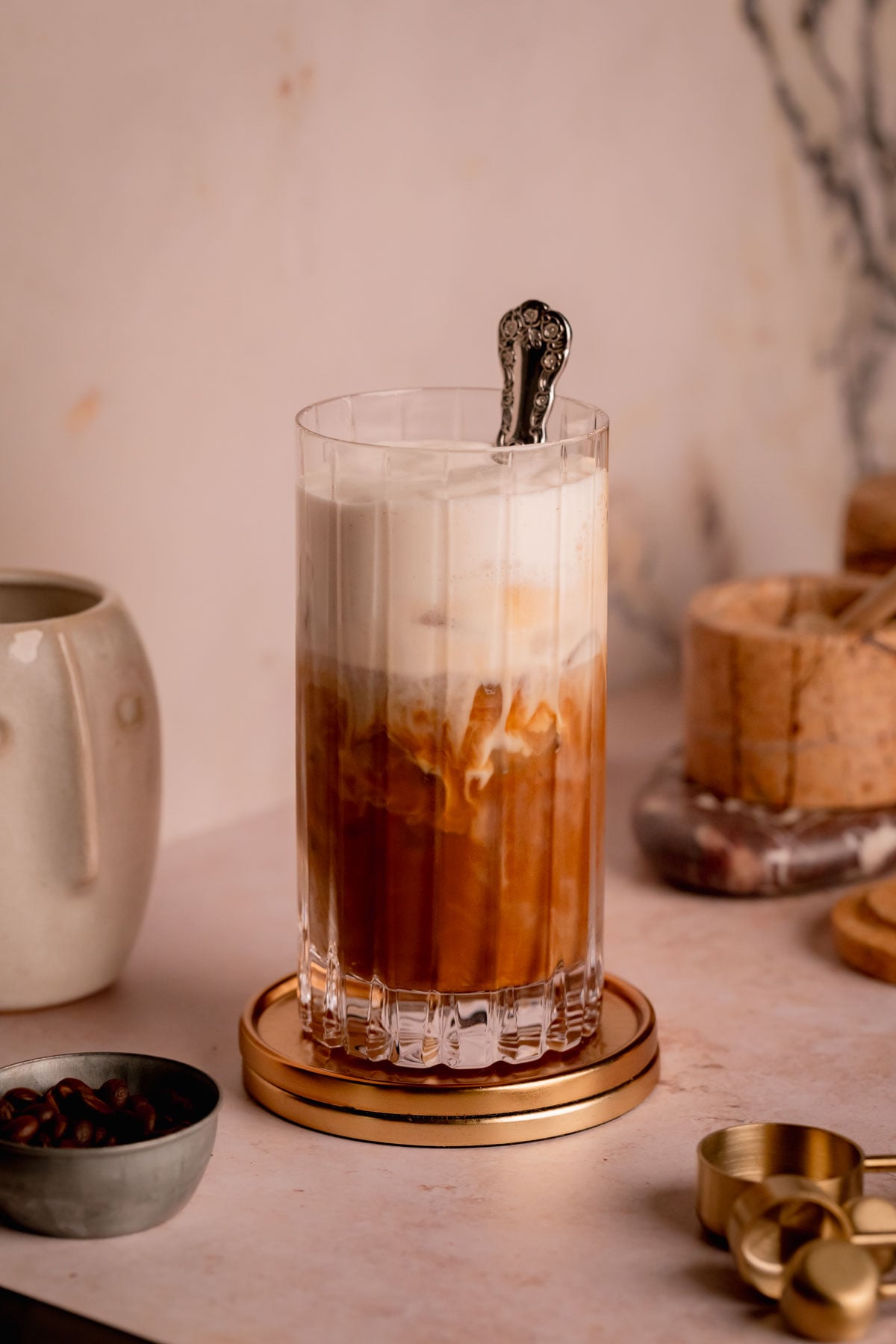 Iced Honey Shaken Espresso.