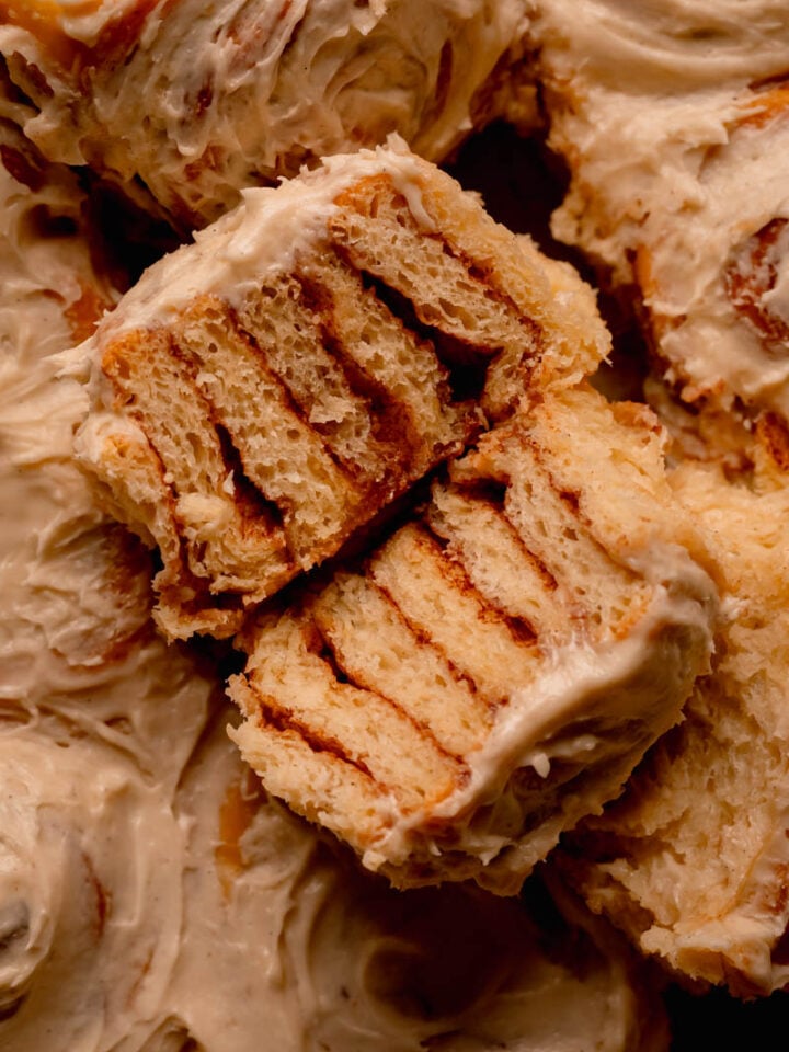 Milk Bread Cinnamon Rolls.